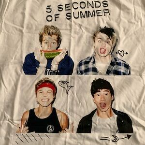 5 Seconds of Summer 2014 Tour Tee